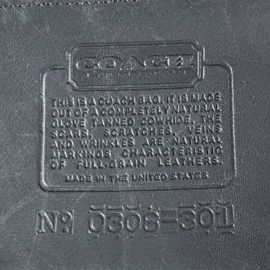 ✨美品✨オールドコーチ　ショルダーバッグ　2way ハーフムーン　レザー　黒