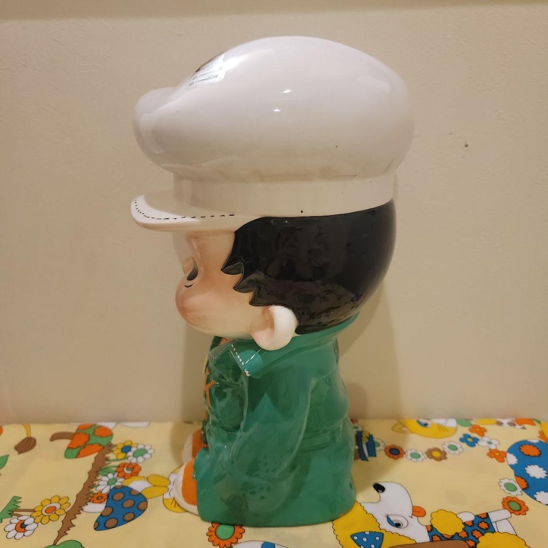 激レア 昭和レトロ 内藤ルネ 陶器 貯金箱 イギリス兵隊 衛兵