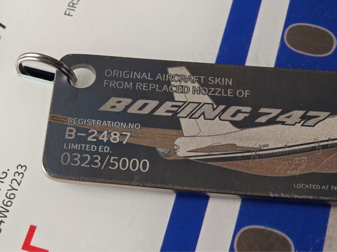 CA 中国国際航空 Airlinertags B747-8 新作 エンジンパーツ