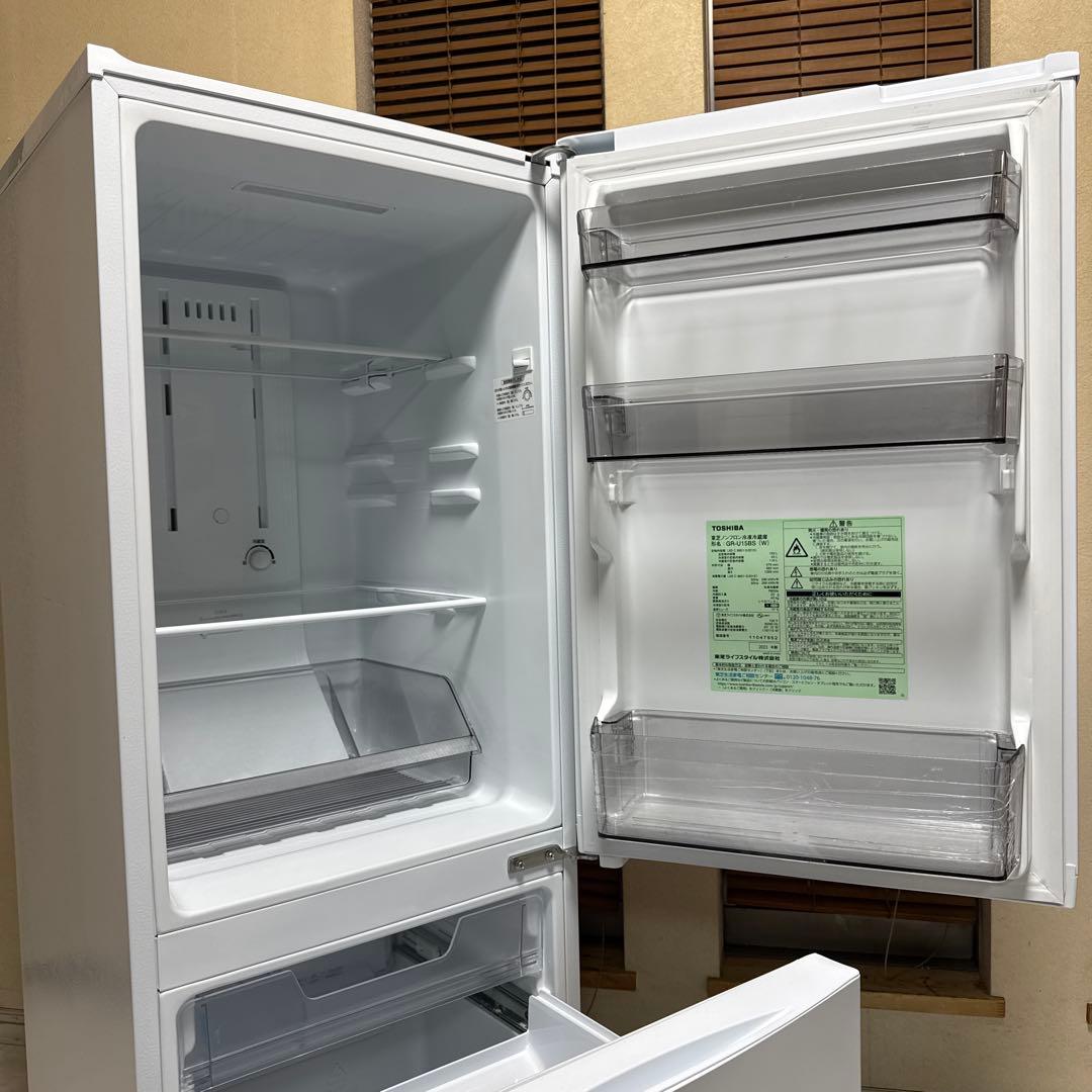 TOSHIBA 2023製現行モデル 冷蔵庫 スタイリッシュ人気モデル 153L