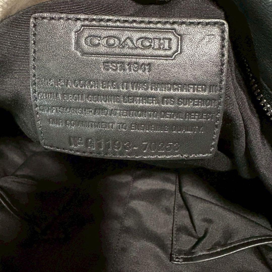 【美品】COACH コーチ70253 オプアートビジネスバッグ　2way A4
