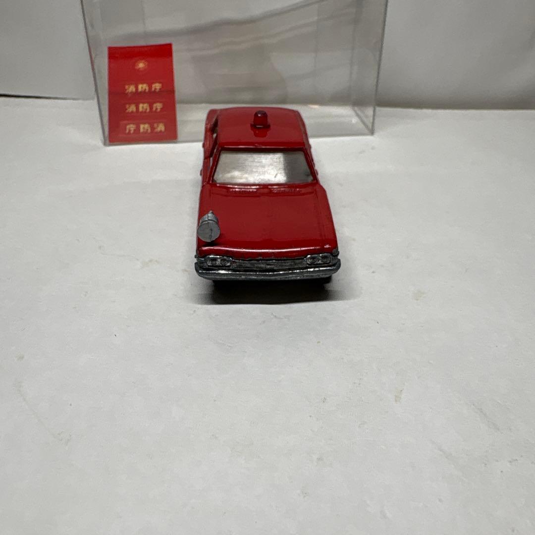 トミカ　日本製　黒箱　1Aホイール　クラウン　ファイアチーフカー