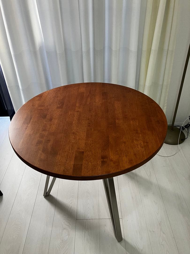 ごKANADEMONO80cmラウンドテーブル カフェテーブル3pin