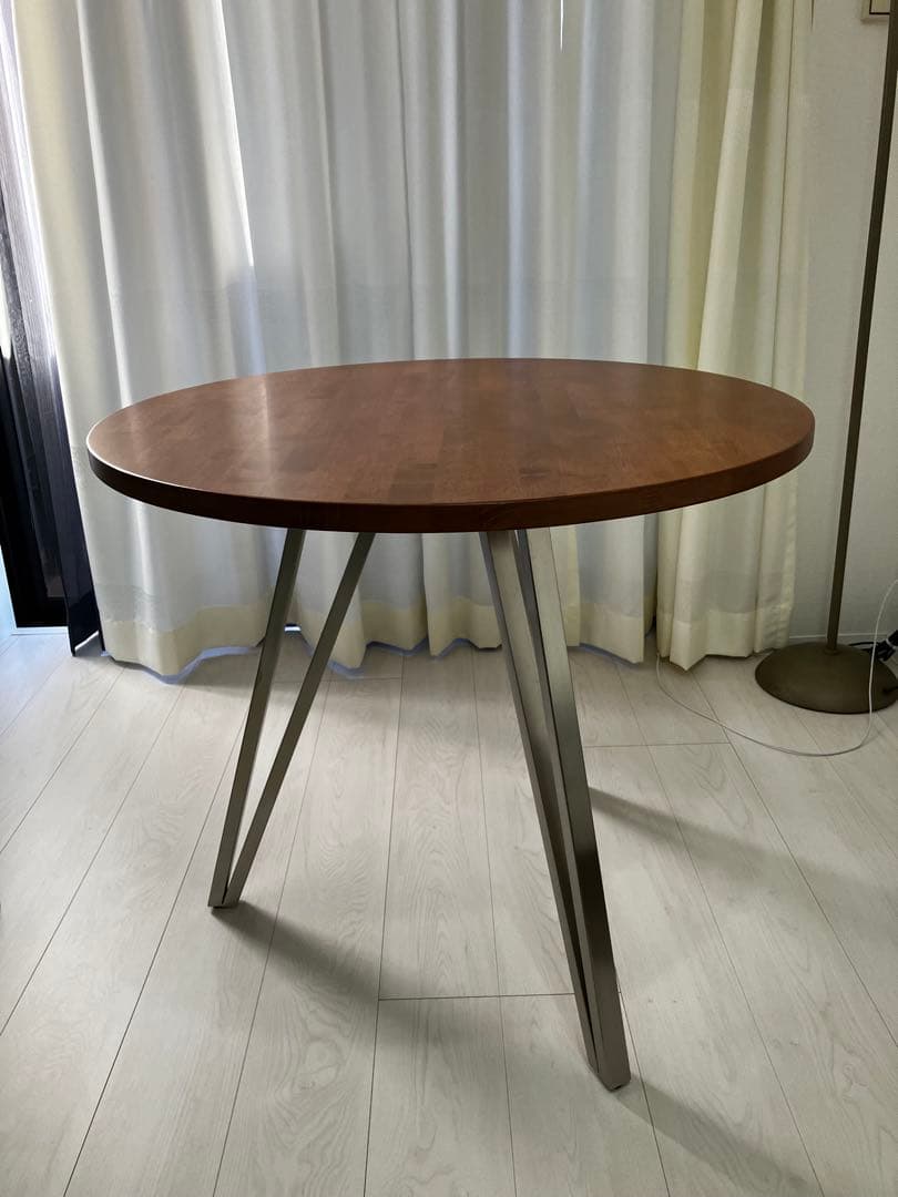 ごKANADEMONO80cmラウンドテーブル カフェテーブル3pin