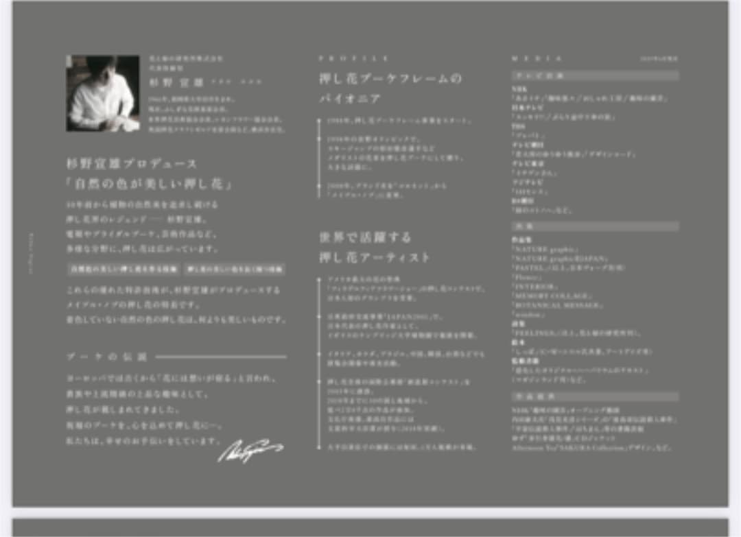 【新品・未使用】押し花　ドライフラワー　アート　額縁付き