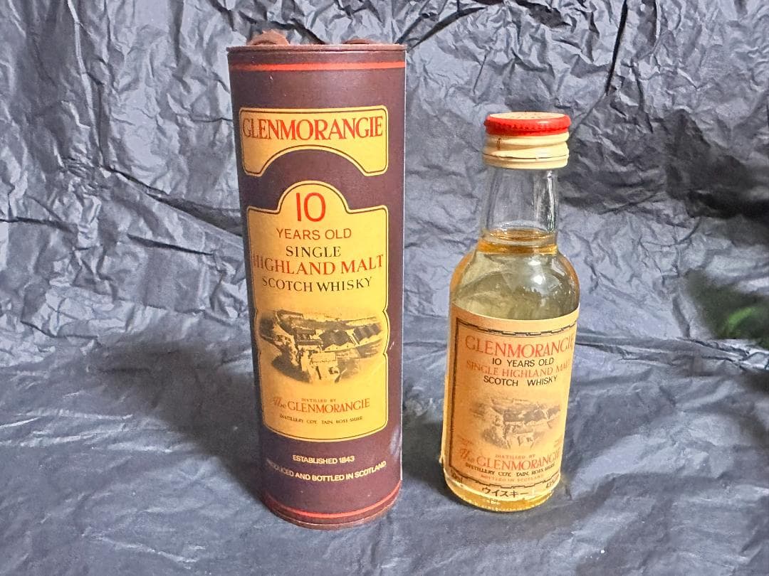 ミニボトル グレンモーレンジィ10 旧デザイン 箱付き 古酒