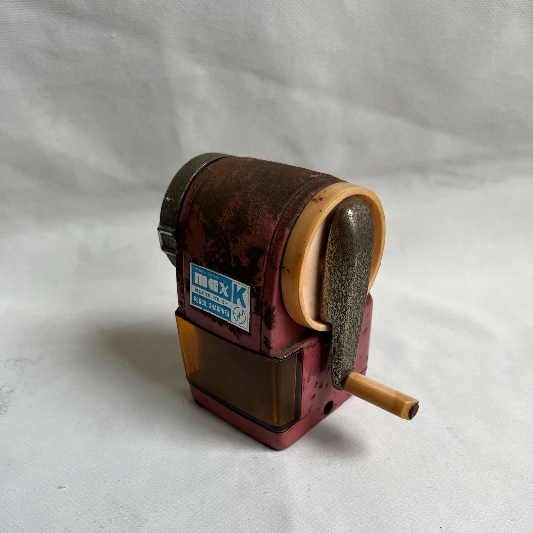 アンティーク】昭和レトロ 鉛筆削り MAX K 古道具 当時物 ビンテージ