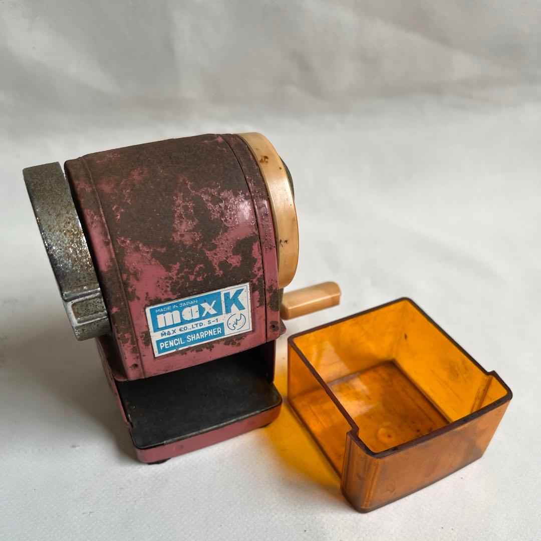 アンティーク】昭和レトロ 鉛筆削り MAX K 古道具 当時物 ビンテージ
