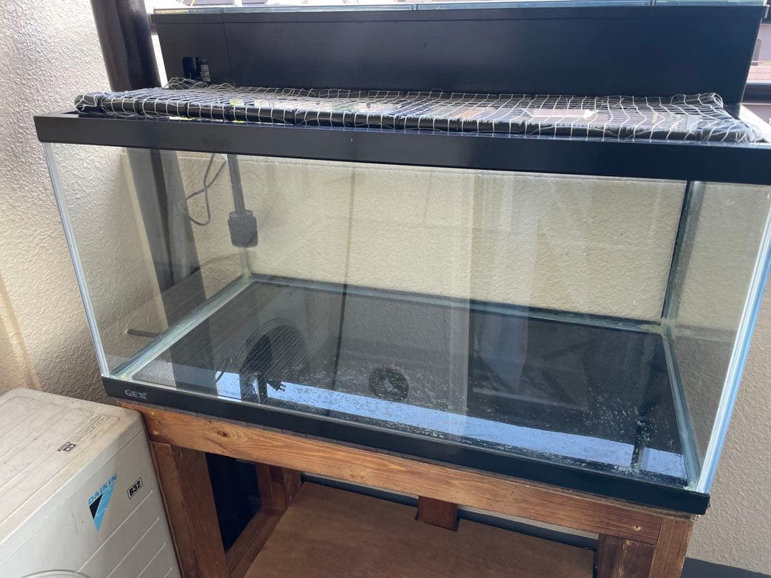 エルモ　90cm水槽　水槽台　上部フィルター