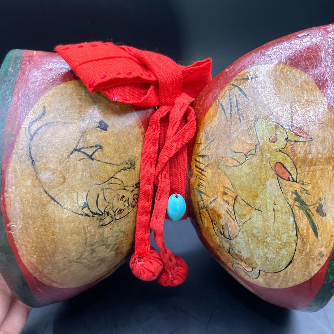 小太鼓 中国 骨董 干支 動物 太鼓 打楽器 アンティーク - メルカリ