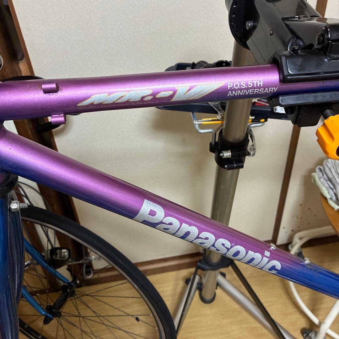 Panasonic mr-vⅡ クロモリMTB フレームのみ 送料込