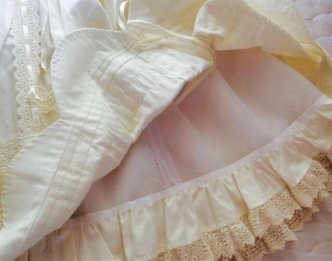 生成 ローズレース スカート