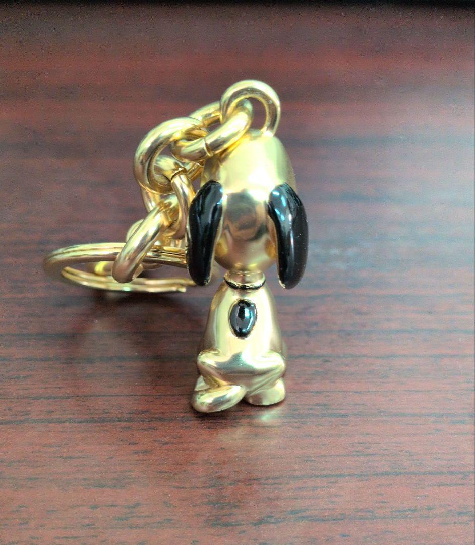 からしくん専用 スヌーピー メタル バッグチャーム ゴールド