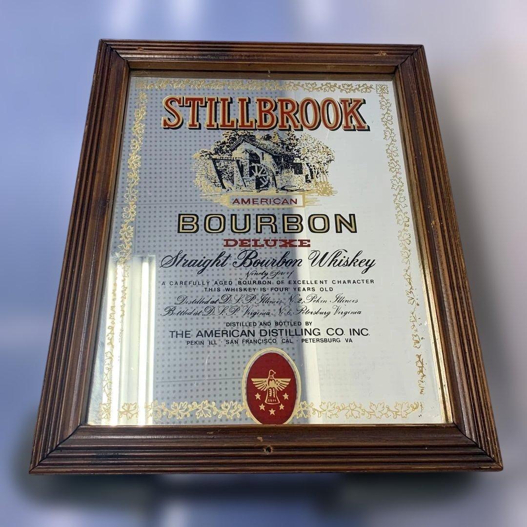 1960年代 STILLBROOK（スティルブルック） アンティーク パブミラー