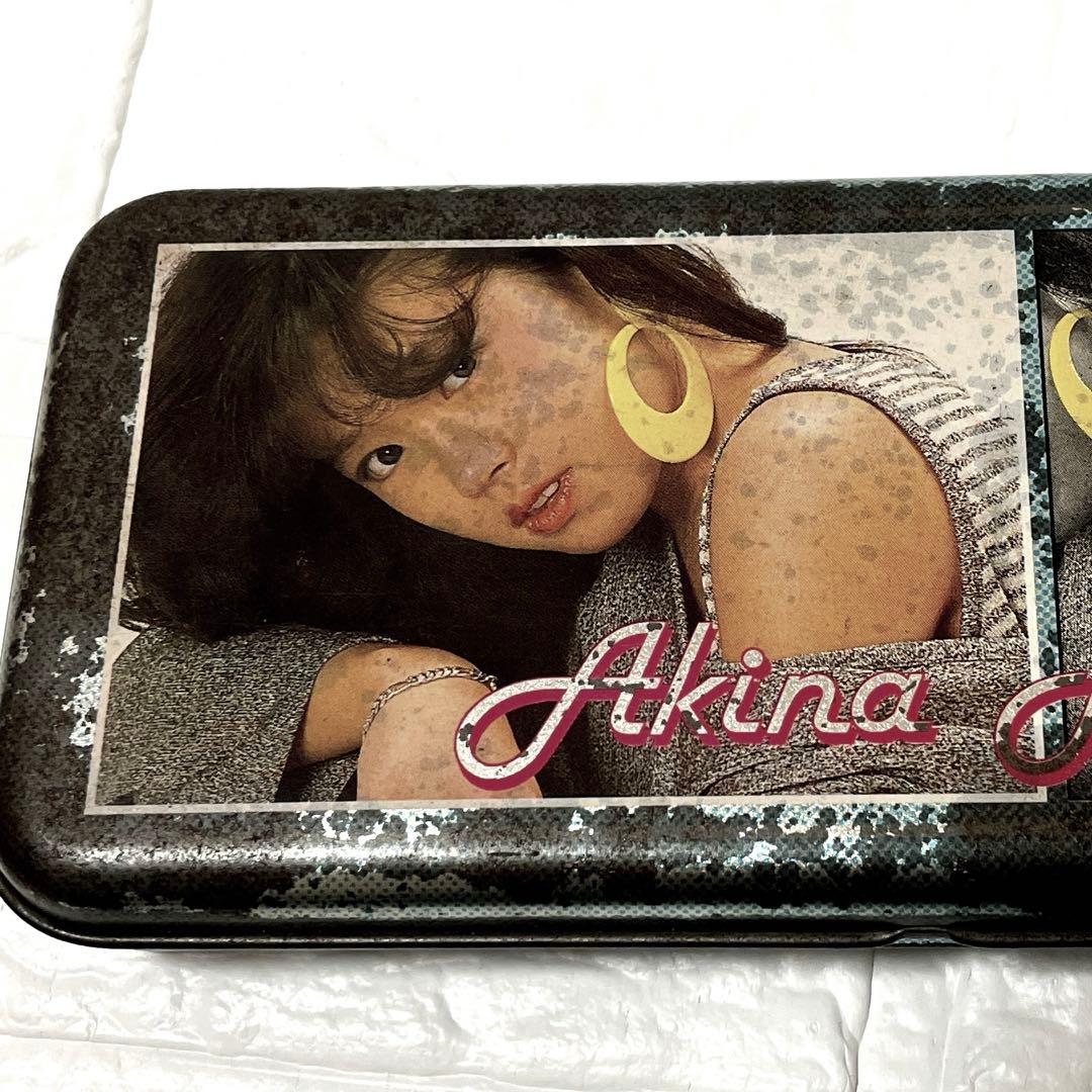 中森明菜 昭和レトロ 缶ペンケース 鉛筆付き - メルカリ