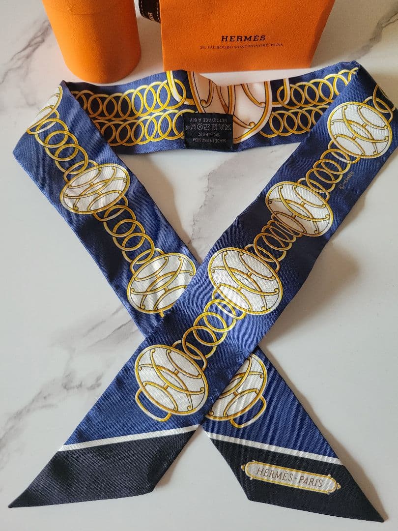 【ネコウペン】HERMES　ツイリー　美品