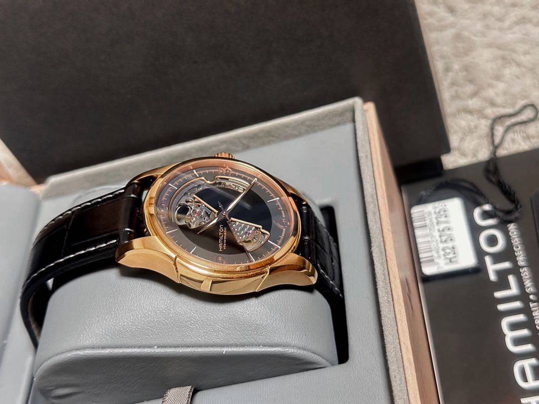 Hamilton 自動巻き 腕時計 ゴールド/ブラック