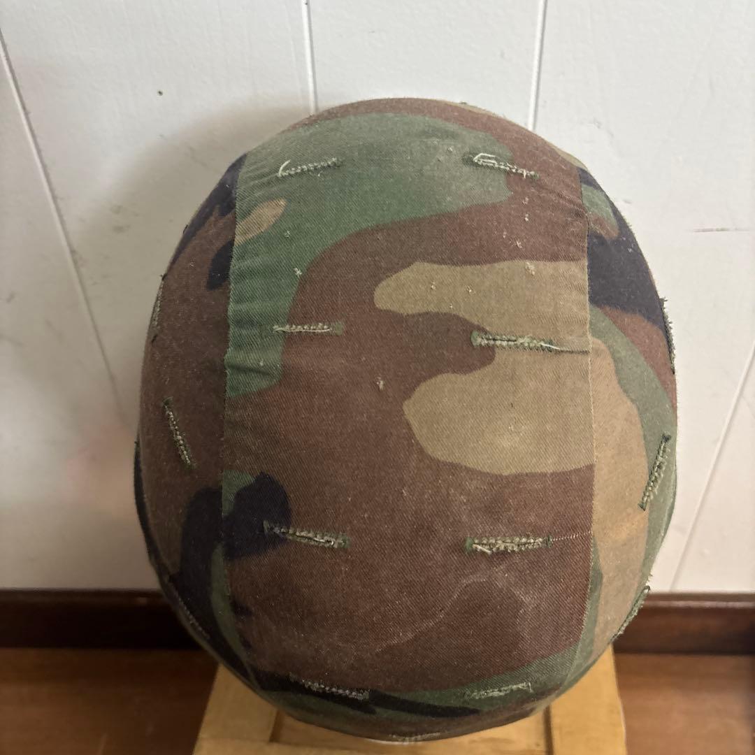 米軍 実物 PASGTフリッツヘルメット ウッドランド MEDIUM 送料無料