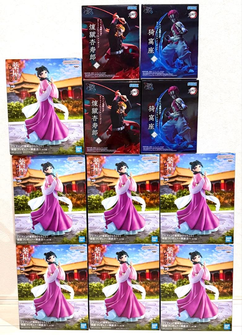 フィギュア まとめ売り 11点 鬼滅の刃 薬屋のひとりごと 一番くじ 鬼滅の刃 ～雷の兄弟～ 獪岳 善逸 フィギュア 鬼