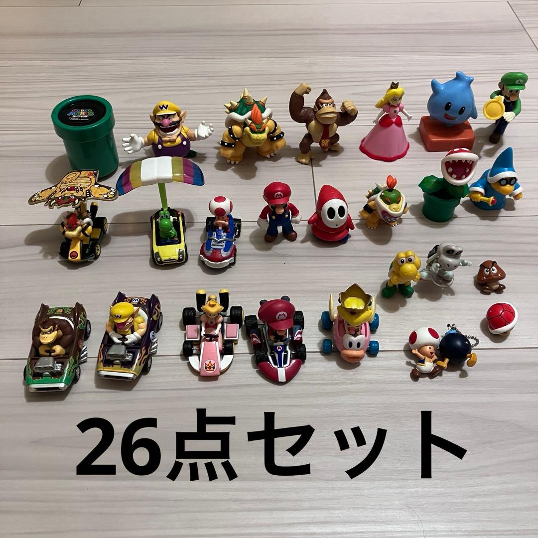 スーパーマリオ フィギュア ミニカー セット - メルカリ