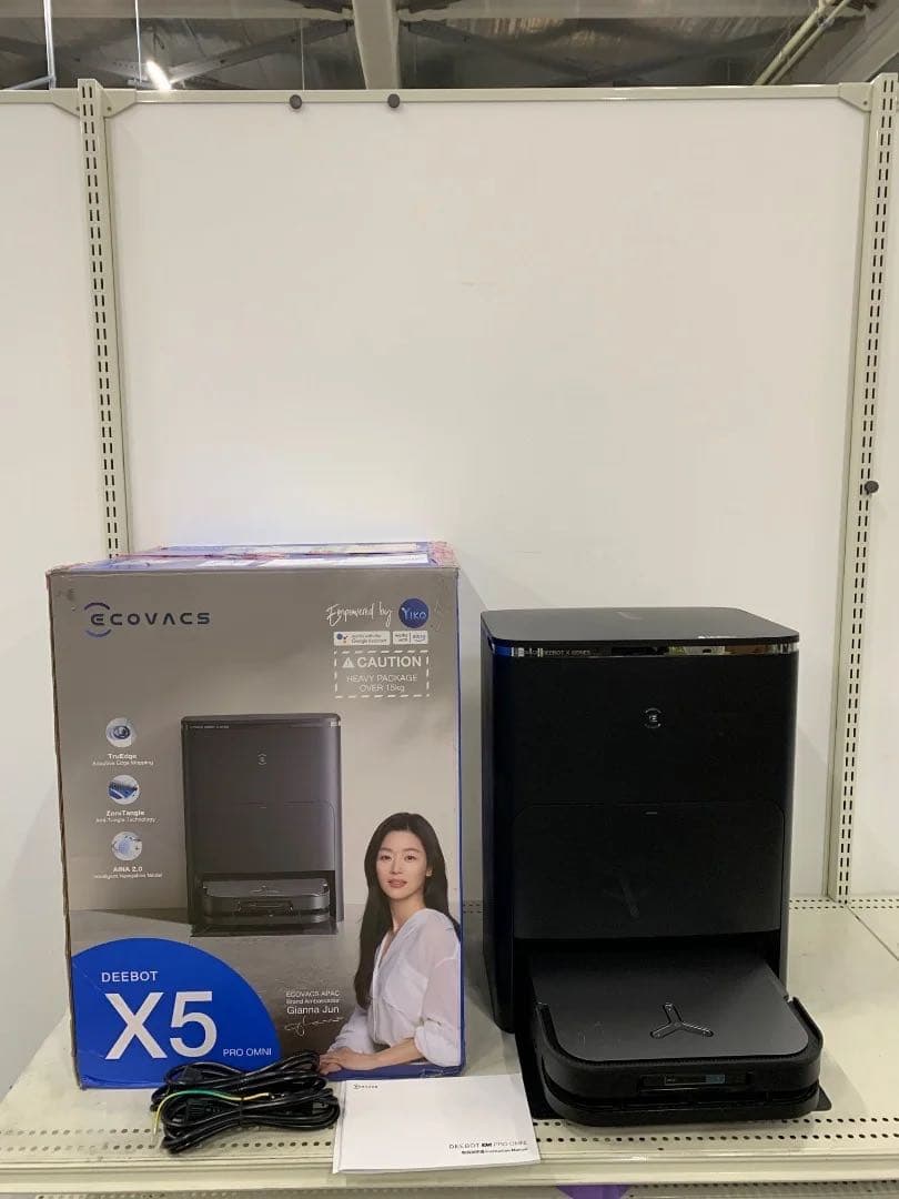 ECOVACSロボットクリーナーDEEBOT X5PRO OMNI 2024年製 Amazon.com - ECOVACS Robot Vacuum Cleaner DEEBOT X5 PRO Omni with