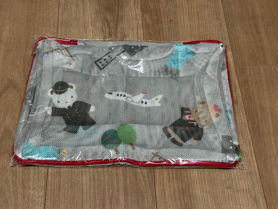 JAL × ファミリア メッシュプリントパッキングケースM グレー - メルカリ