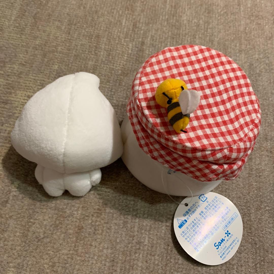 新品　サンエックス　ヨーグルくん　ぬいぐるみ　小物入れ付き