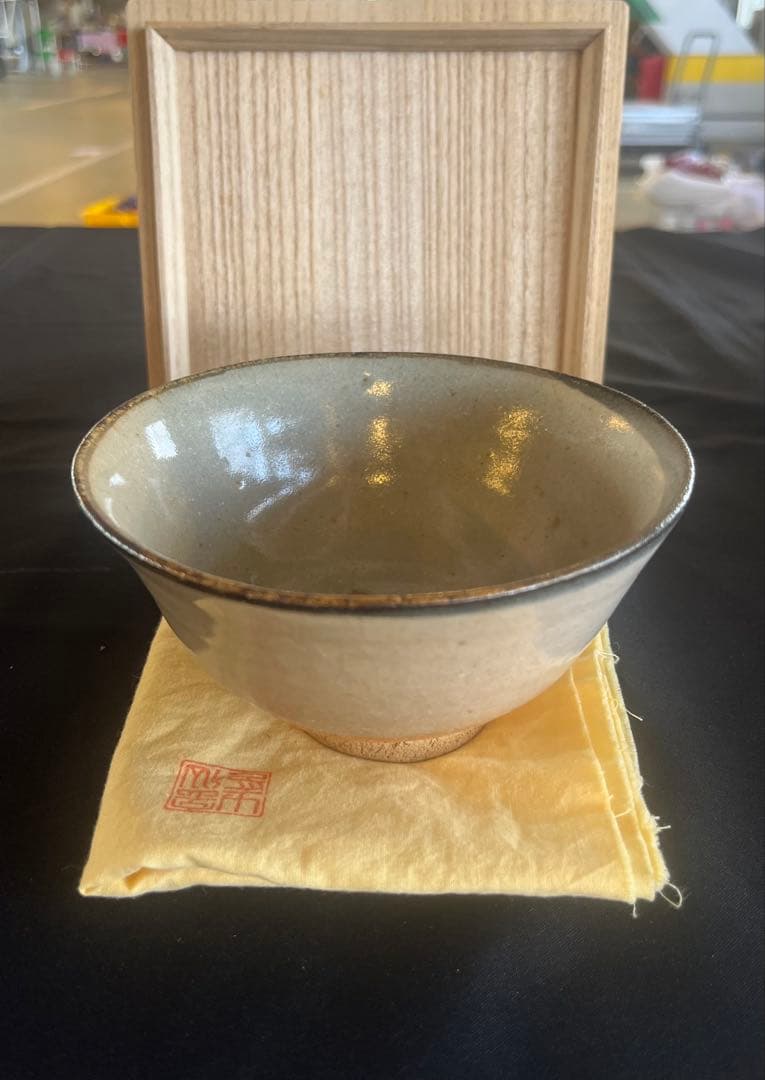 茶碗 粉引 山上憲一 木箱 共箱 抹茶碗 茶器 茶道具 茶の湯 - メルカリ