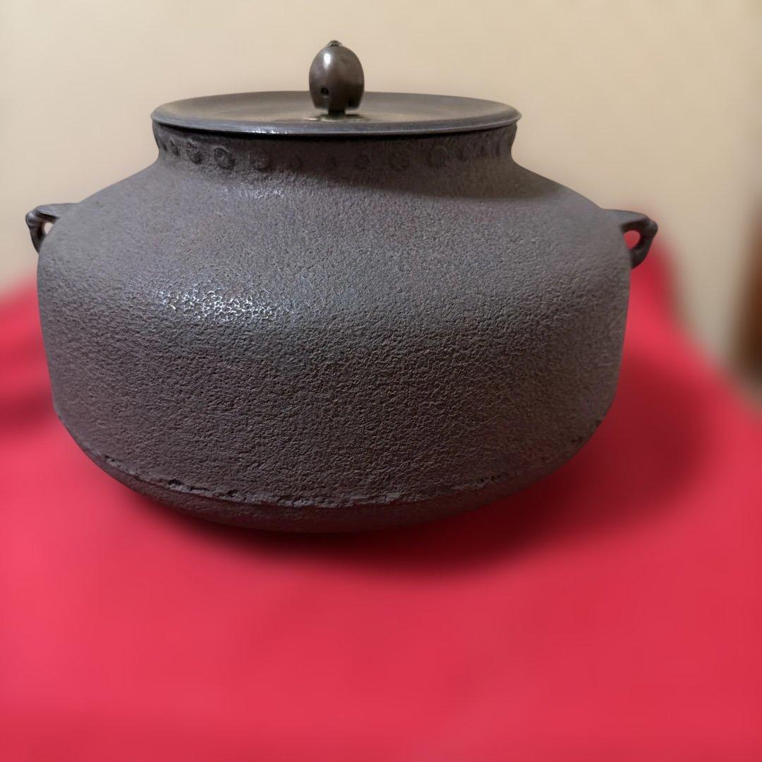 江戸中期 擂座釜 七代大西浄玄作 庄兵衞 鑑定箱書 共箱 - メルカリ