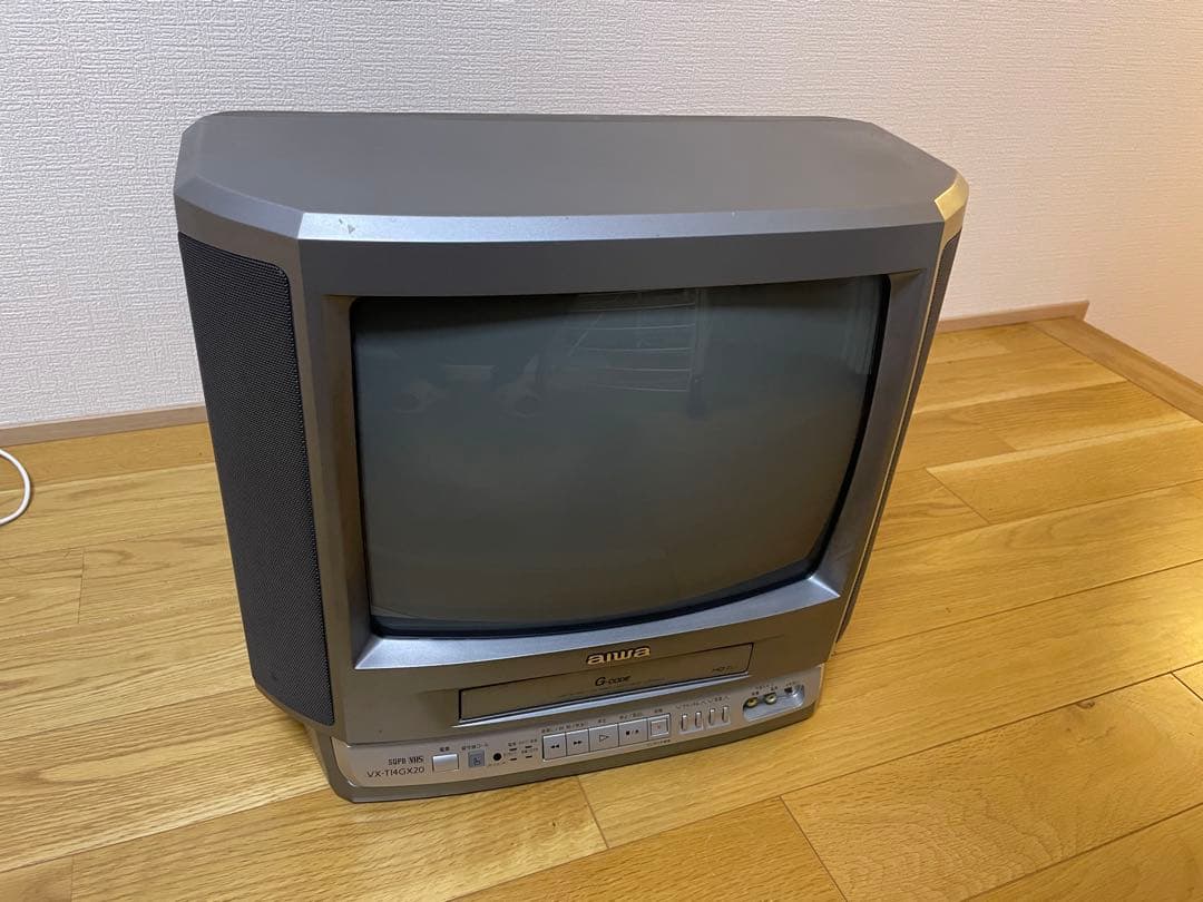2000年製 アイワ ビデオ付テレビ VX-T14GX20 14型 テレビデオ - メルカリ