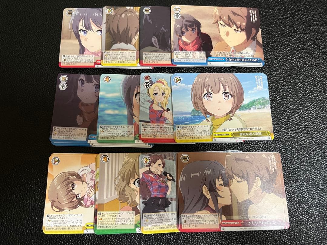 ヴァイスシュバルツ 青ブタ RR以下 4コンセット マーカー6種付き