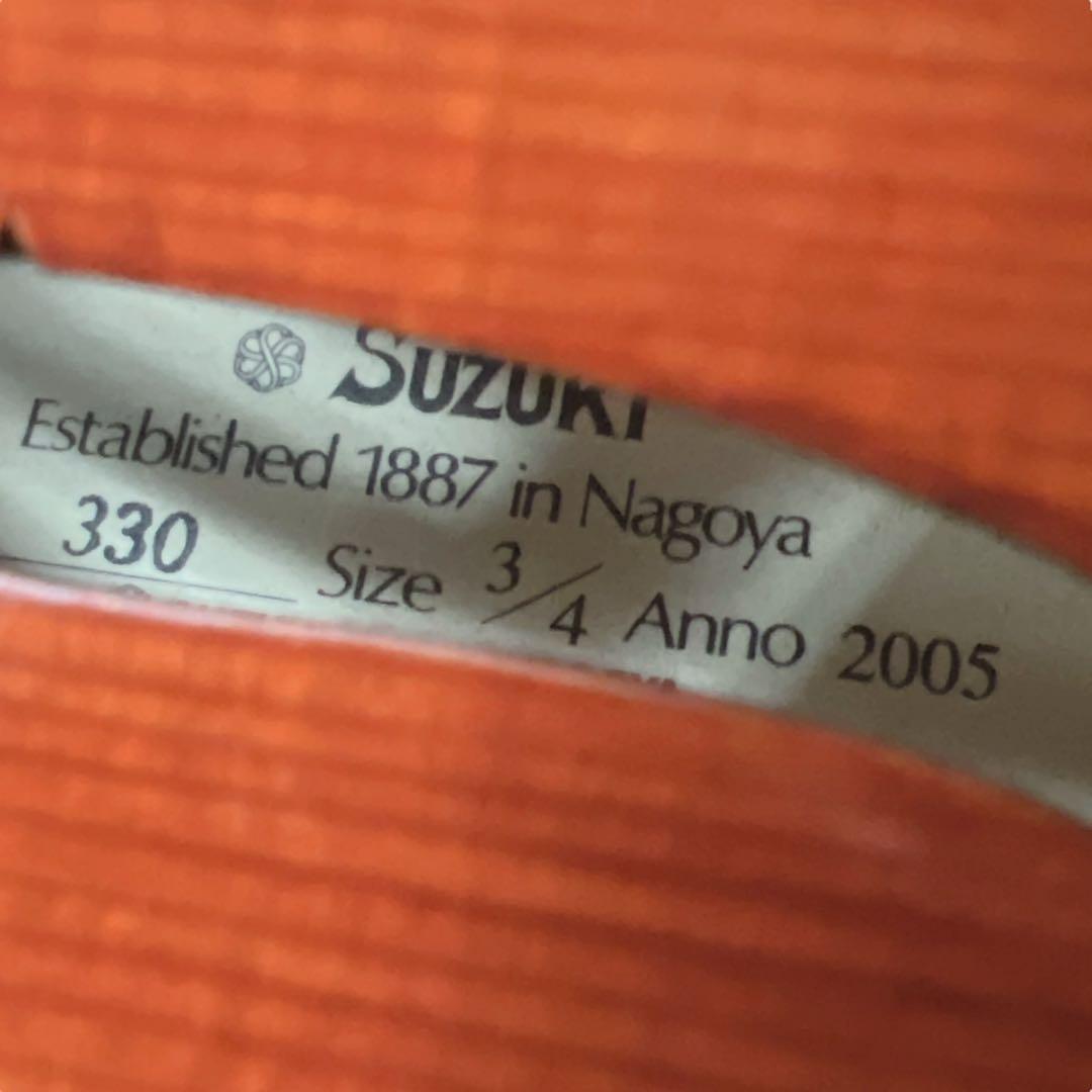 SUZUKI No.330 3/4 2005年 バイオリン