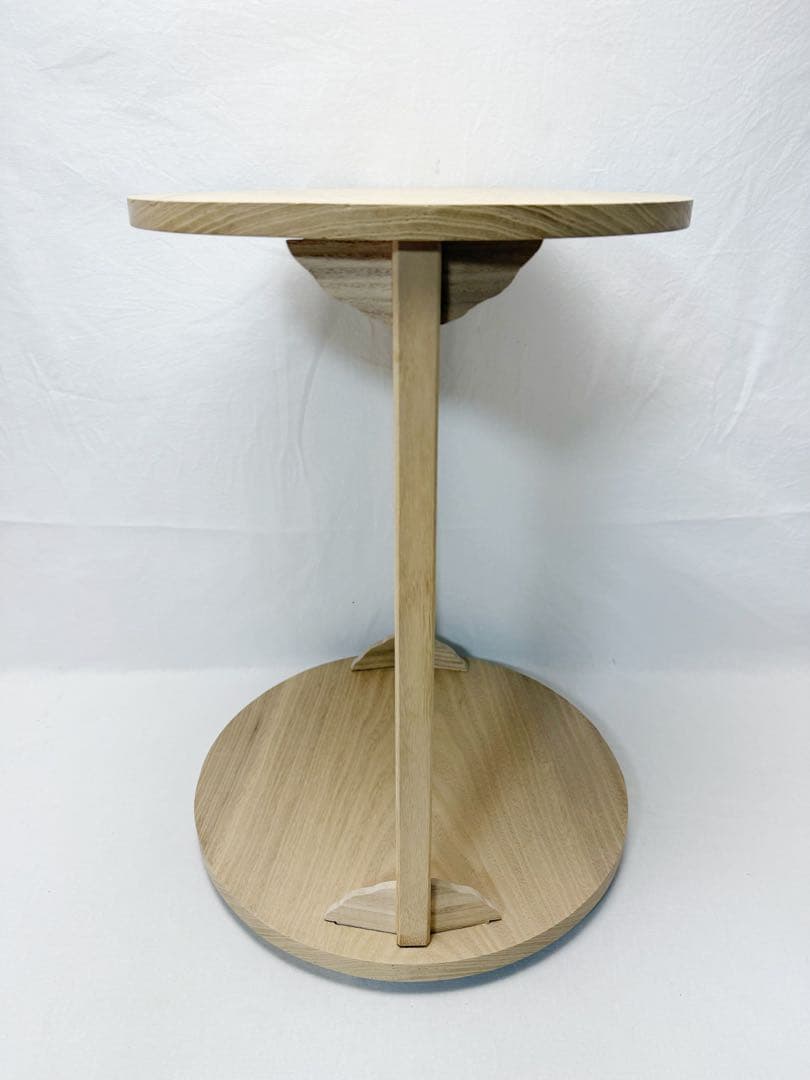 ほぼ未使用 茶道具 小林正利作 桐丸卓 利休好写し 組み立式