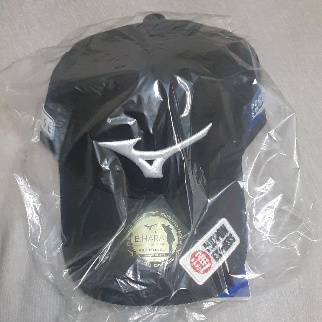 原英莉花プロ着用 ストア プロモデルキャップ ブラック✕ホワイト 原