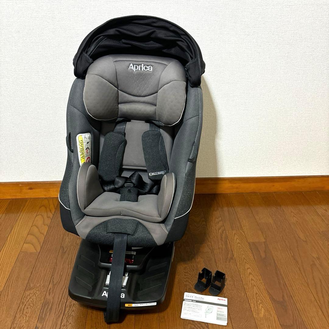 良品】Aprica クルリラ プレミアム シートベルト固定 & ISOFIX
