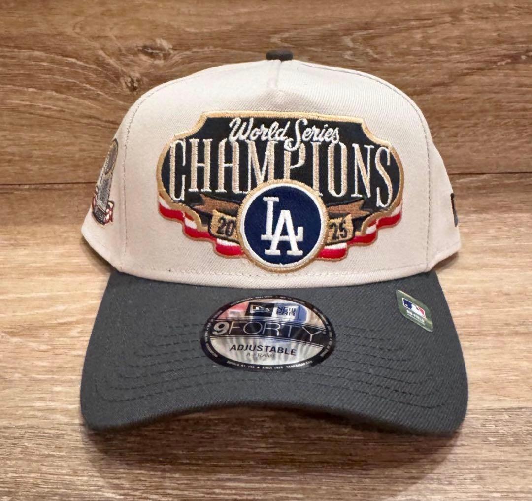 ドジャース 2025 ワールドチャンピオン 記念 キャップ 全選手着用 新品