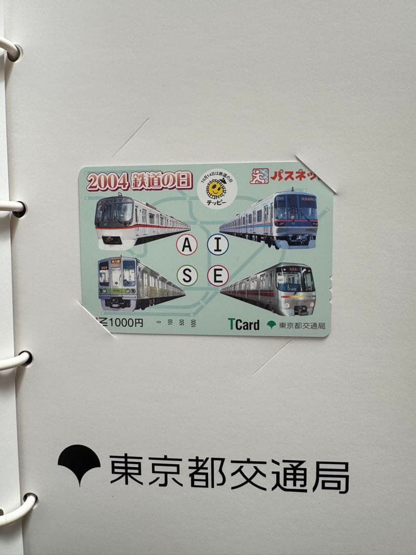 パスネット 2004 鉄道の日 パスネット 鉄道の日