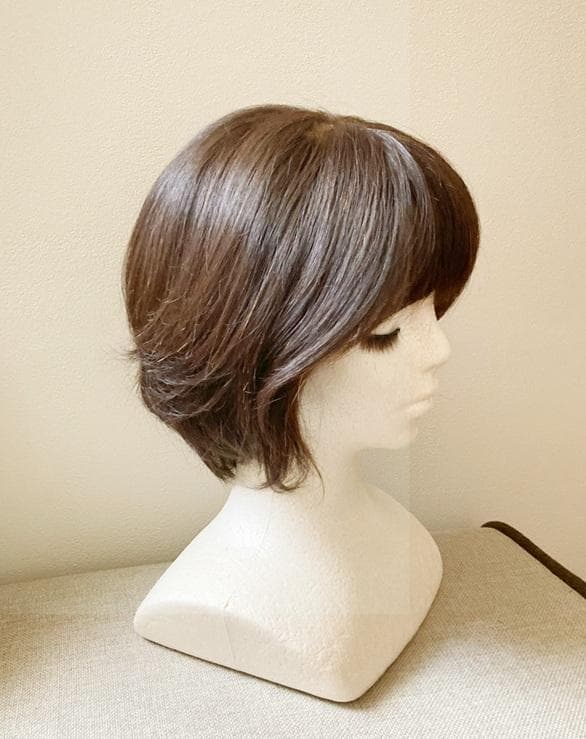 ねずみちゃん　ヴィーナス　人毛MIX　レイヤーショートボブ　モカブラウン