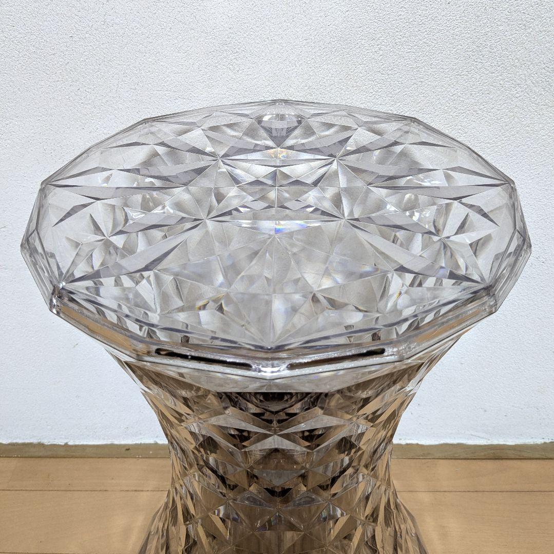 美品 Kartell STONE カルテル ストーン クリスタル スツール ②