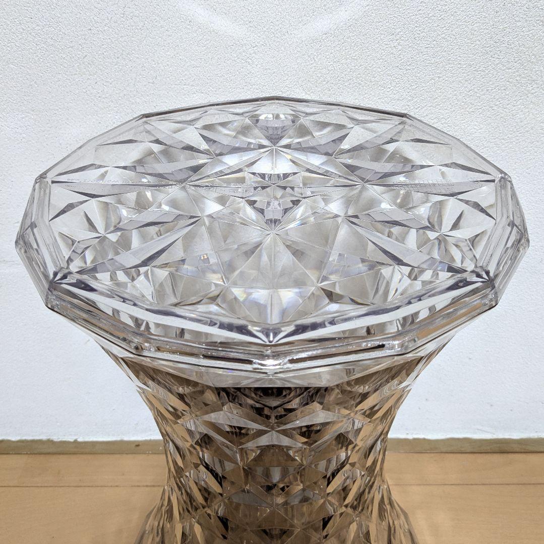 美品 Kartell STONE カルテル ストーン クリスタル スツール ②