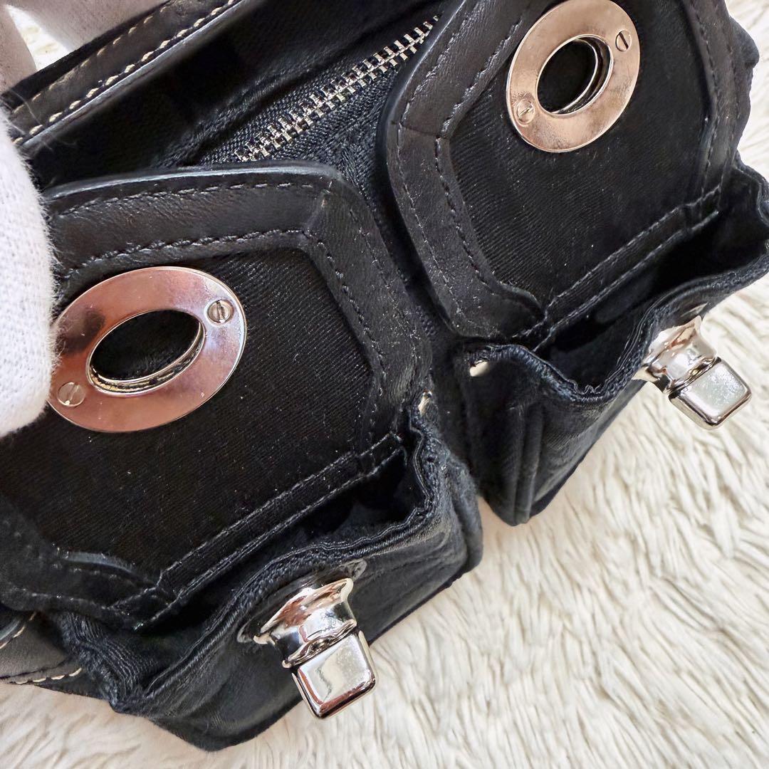 美品✨ COACH コーチ シグネチャー ターンロック アクセサリーポーチ