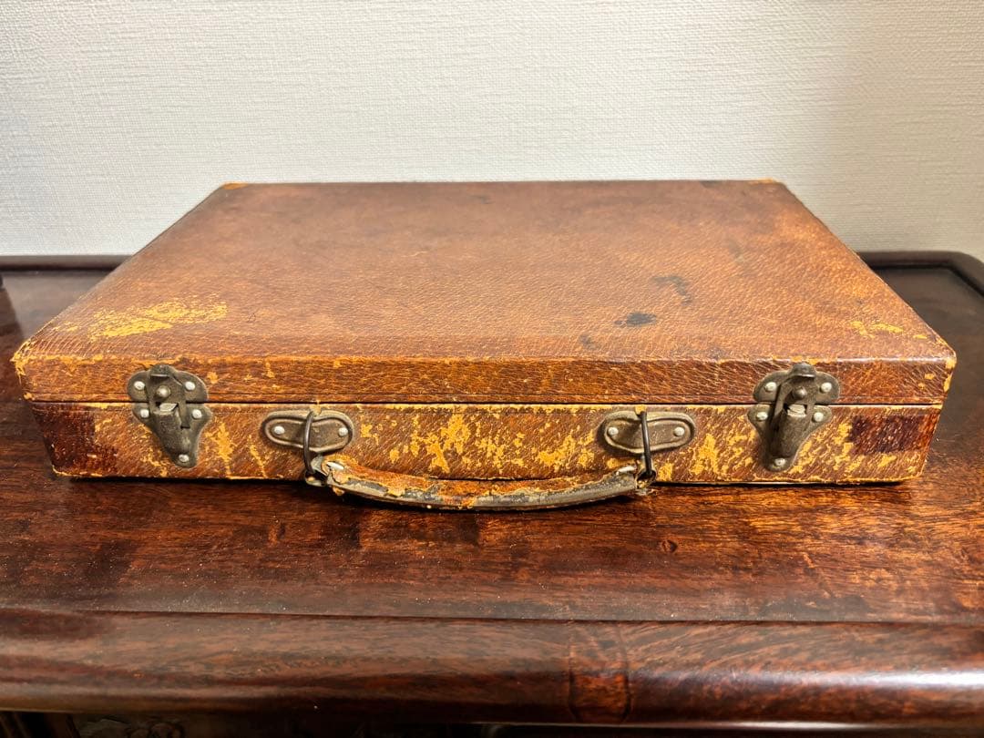 極上材 美品 最高級麻雀牌 背竹牌 ヴィンテージ 細密彫刻 木箱 材質保証