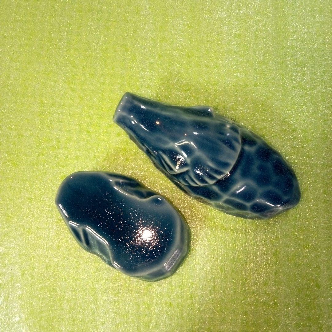 イノシシ型香合　干支香合　レア　希少　香を収納する蓋付きの小さな容器　陶器製？