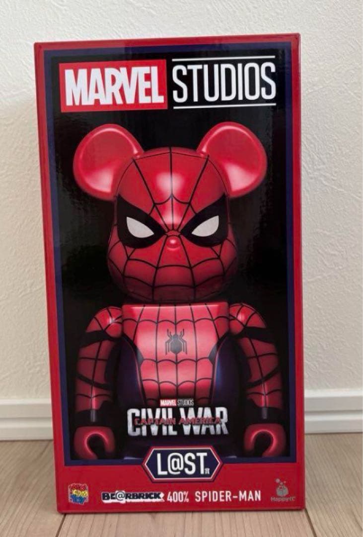 Happyくじ BE@RBRICK ラストワン賞 400% スパイダーマン