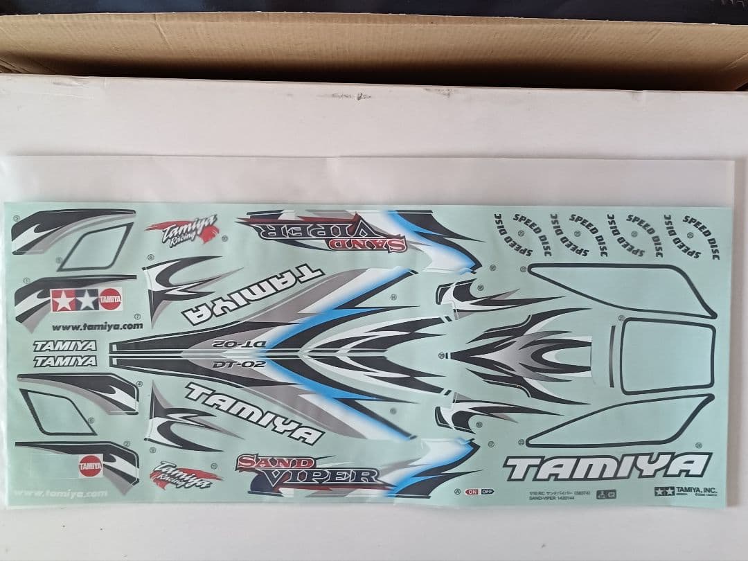 サンドバイパー タミヤ1/10RC DT-02シャーシ　フタバ2chプロポ付き