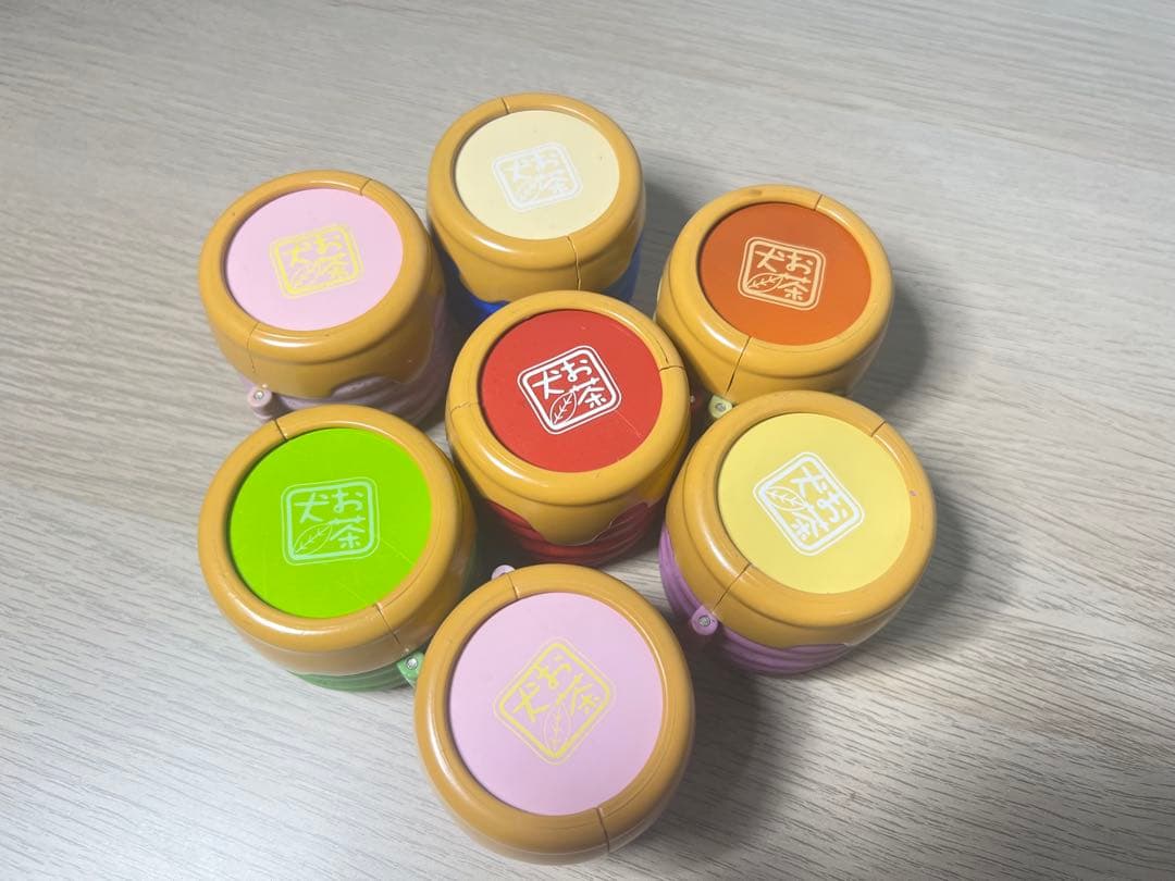 セガトイズ　お茶犬湯のみの小部屋　7個セット　なごみの家