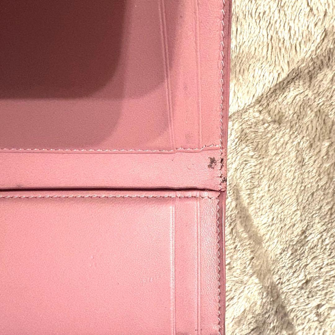 Lady Dior Lotus ディオール　ウォレットピンク キルティング 財布