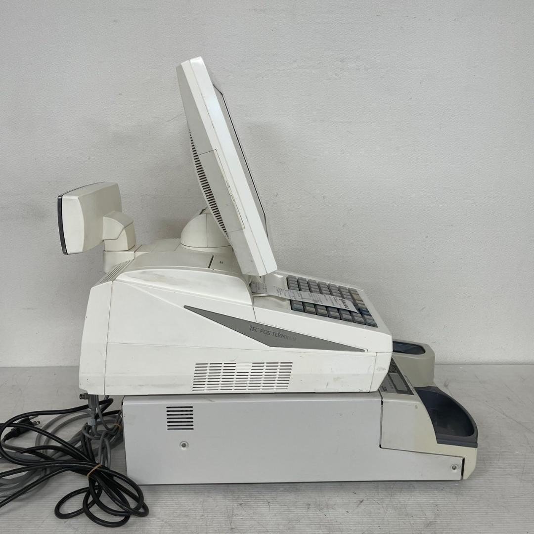 東芝テック 電子レジスター POSレジ QT-100 店舗用品 ② J0754