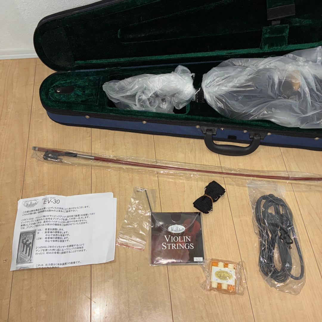 美品hallstatt EV-30 cv-210e エレキバイオリン　ブラック