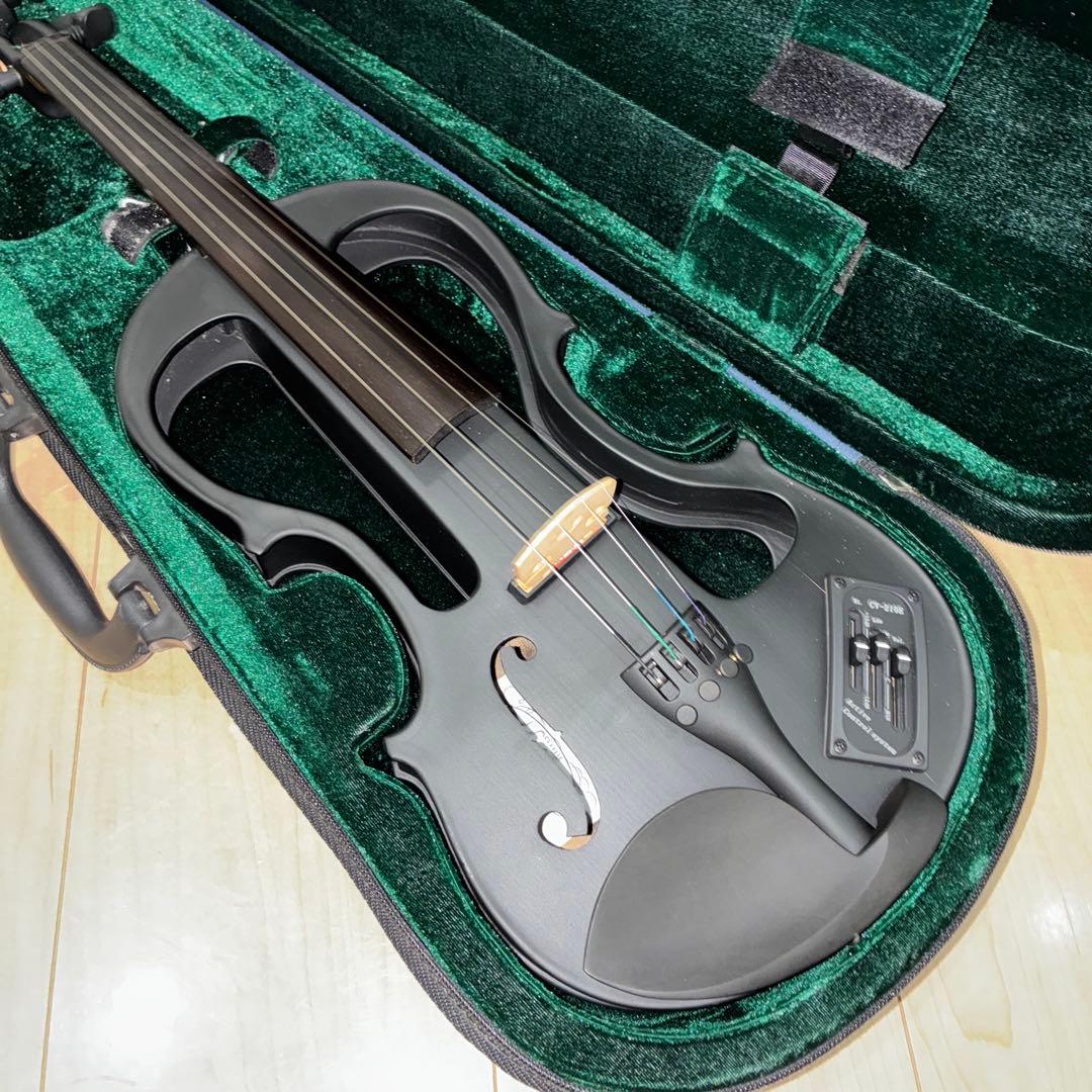 美品hallstatt EV-30 cv-210e エレキバイオリン　ブラック